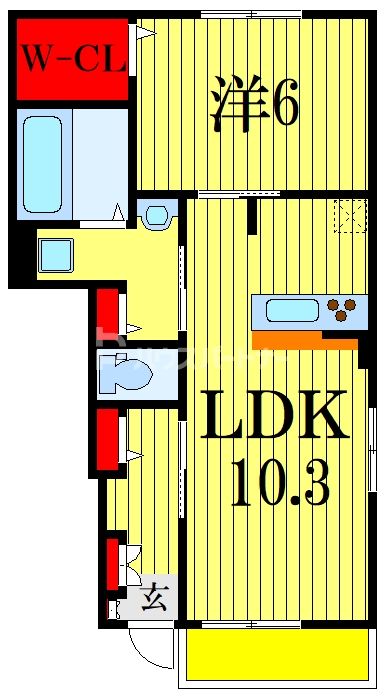 【プリム　ローズの間取り】