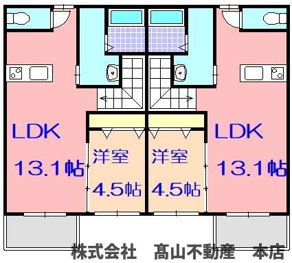 ラフォーレあおいBの間取り