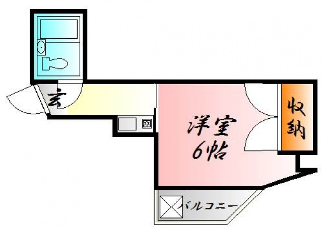 【広島市中区加古町のマンションの間取り】