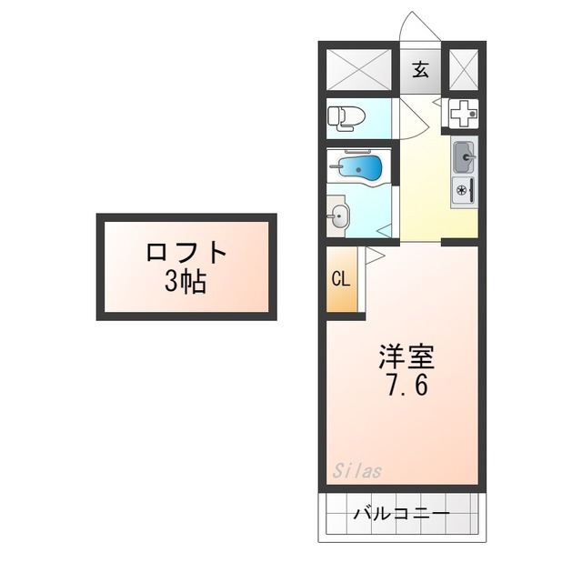 ヴィーブル三国ヶ丘の間取り