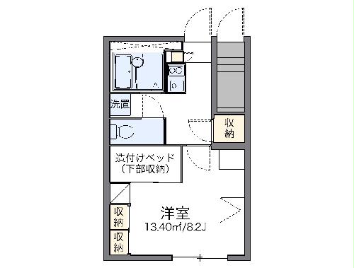 レオパレスマリーゴールドの間取り