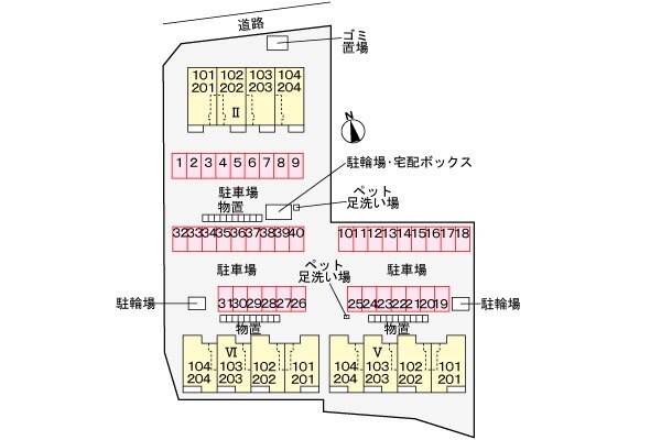 【サンリット　サイジロウIIIの駐車場】