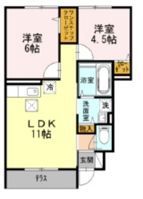 インテグラルｄ鎌倉の間取り