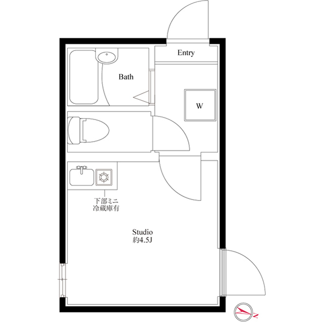 ブリリアント北千住の間取り