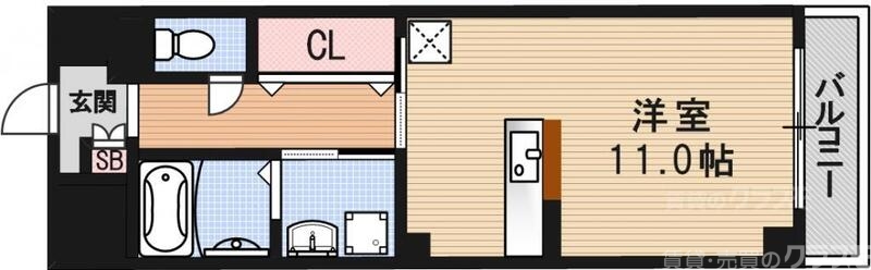 ドミール西大路の間取り