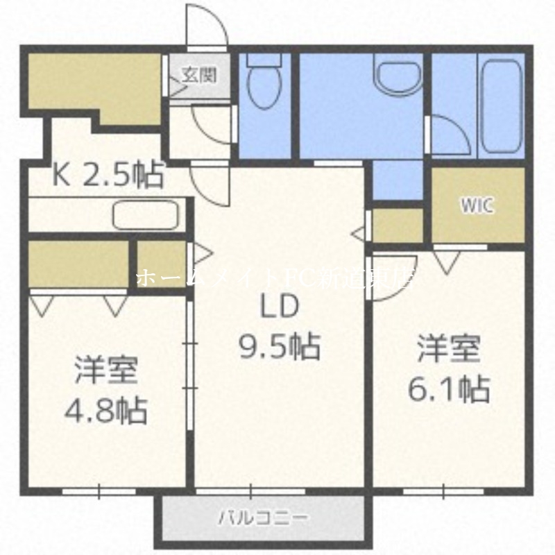 NOBLE Charmantの間取り