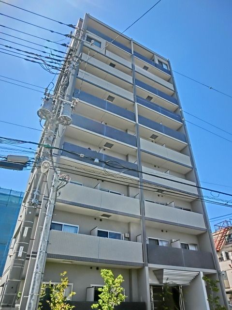 荒川区東日暮里のマンションの建物外観