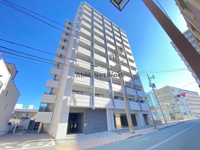 熊本市中央区上鍛冶屋町のマンションの建物外観