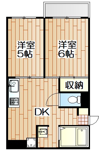 横浜市保土ケ谷区岩井町のマンションの間取り