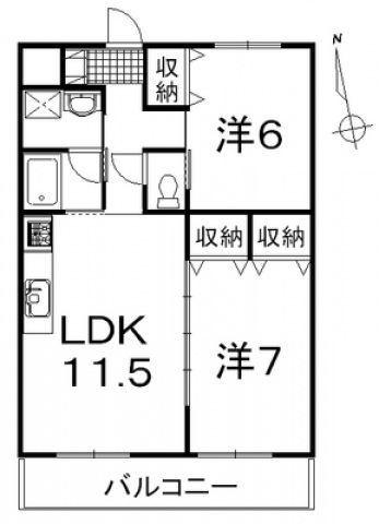 ジョイパレスCの間取り