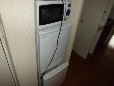 その他　冷蔵庫と電子レンジ。