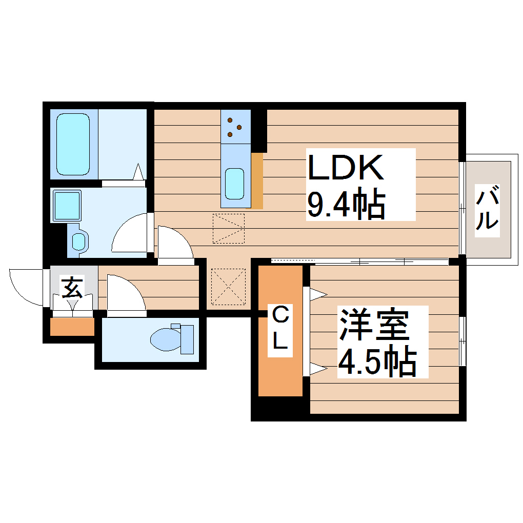 D-room太子堂の間取り