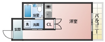 柏原市国分本町のマンションの間取り