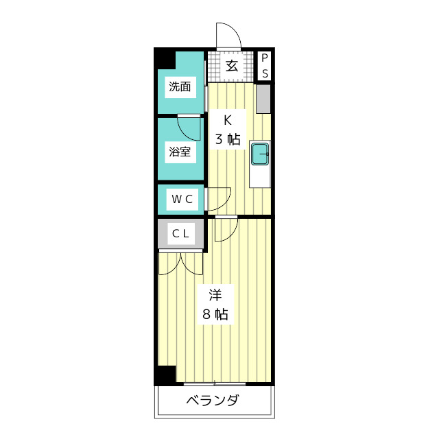 アールズコート朝日が丘の間取り