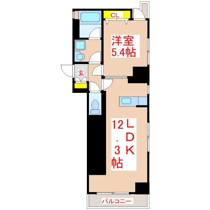 さくらヒルズ樋之口参番館の間取り