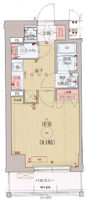 【ベラジオ京都西院ウエストシティIIIの間取り】