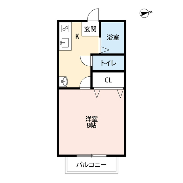 コモンズ朝日の間取り