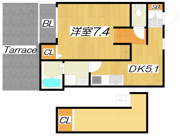 ミールメゾンの間取り