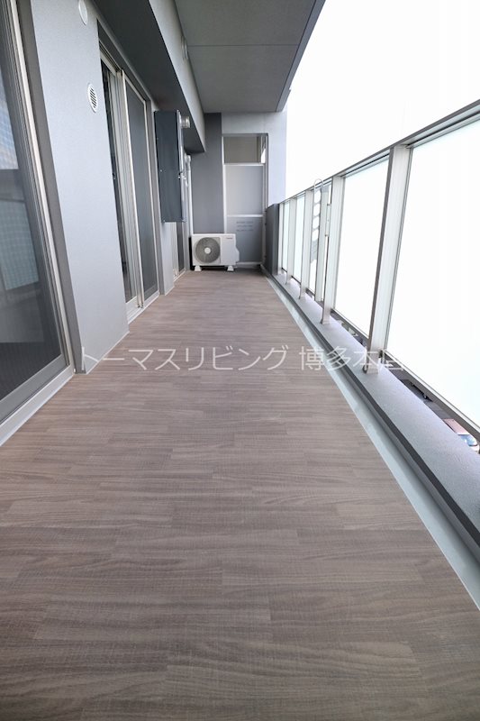 【福岡市博多区半道橋のマンションのバルコニー】