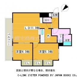 パルティーレ南郷通の間取り