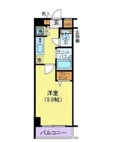 リヴシティ新宿壱番館の間取り