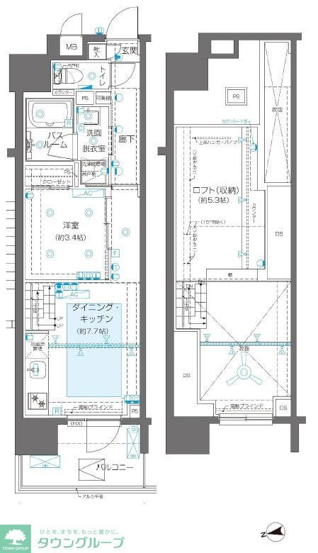 ZOOM新宿御苑前の間取り