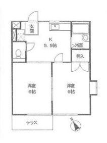 川崎市多摩区菅のアパートの間取り