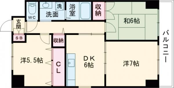 ノイシュロス御室南の間取り