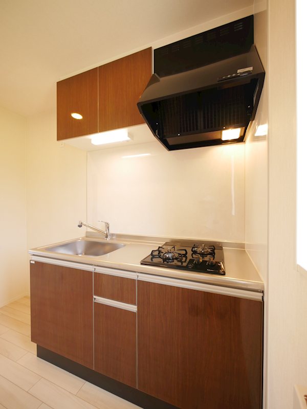 キッチン　システムキッチン（2口ガスコンロ付き）