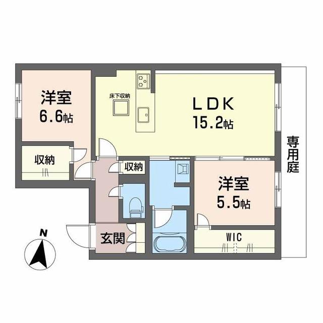 シャーメゾン壺川の間取り