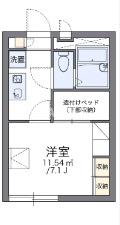 レオパレスZEZEの間取り