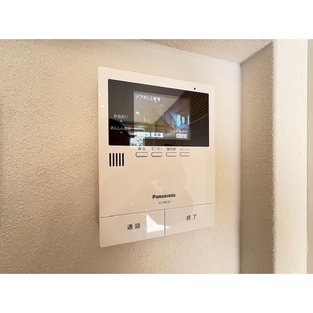 セキュリティ　録画機能も付いたモニターホン♪