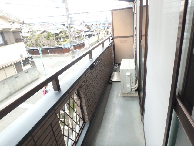 バルコニー　広々としたバルコニーです