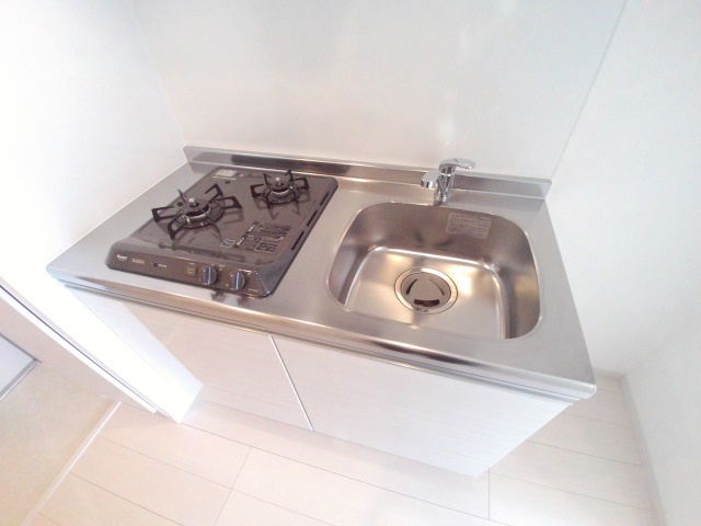 キッチン　システムキッチンでお料理