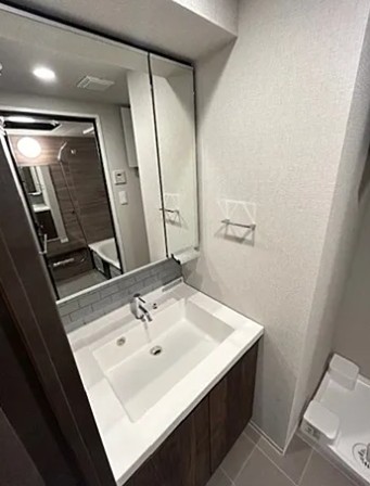 洗面設備　別タイプ部屋　参考写真です