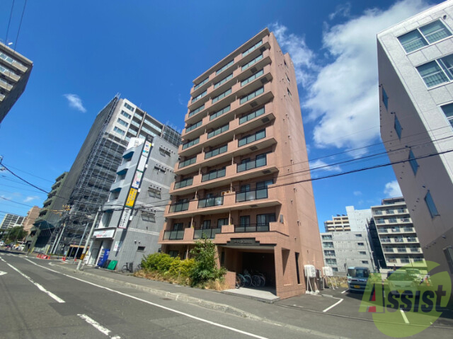 建物外観　札幌市北区北２３条西「アートパレス壱番館」