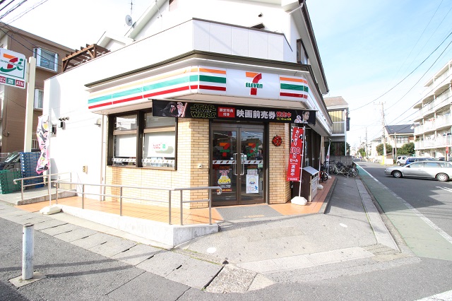 コンビニ　セブンイレブン 市川新井3丁目店（コンビニ）まで287m