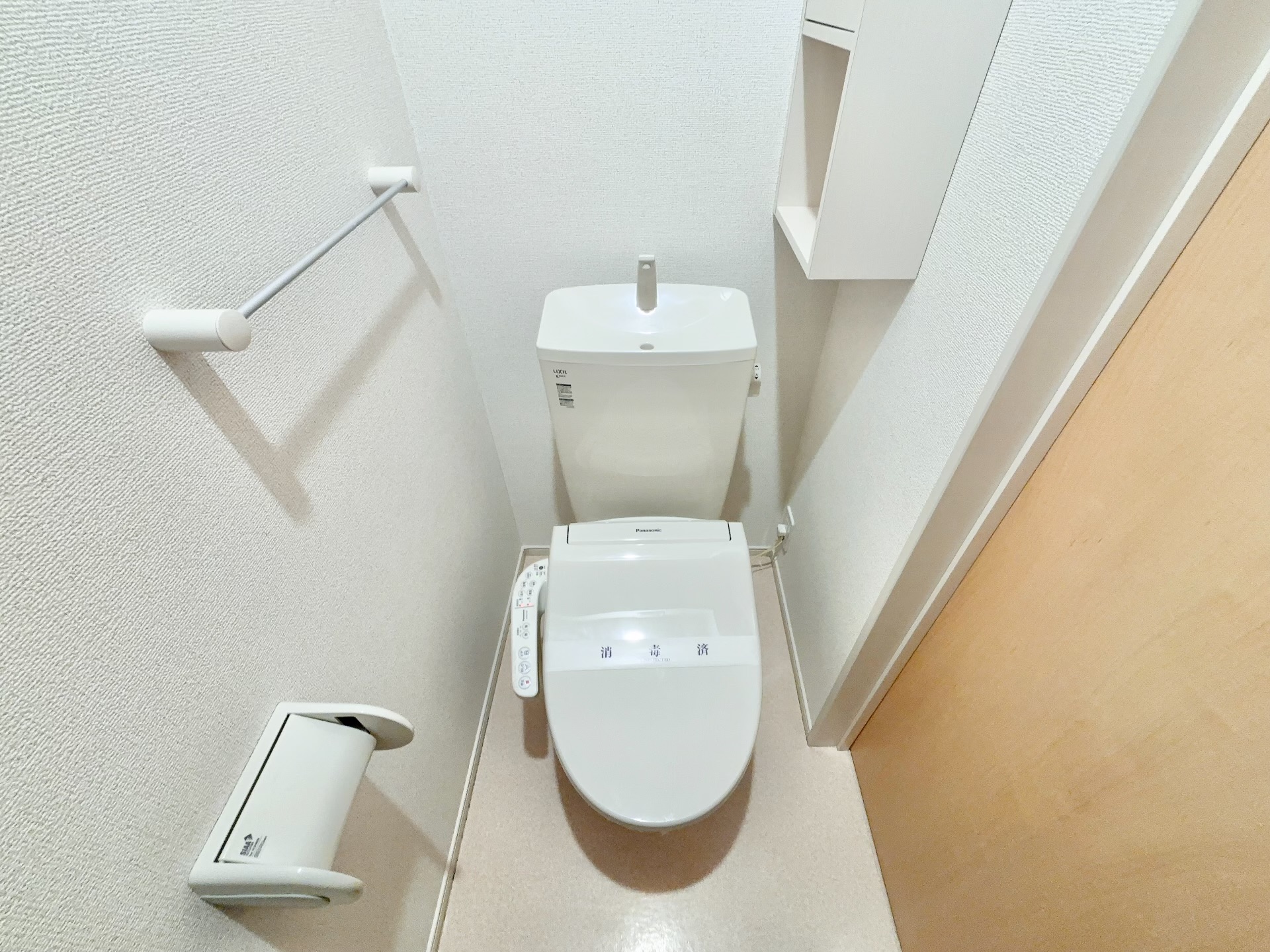 トイレ　トイレ部分・ウォシュレット付きで清潔感◎