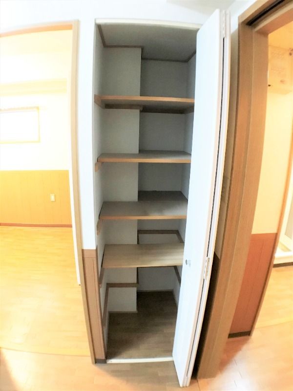 収納　内装は別部屋の参考写真です。