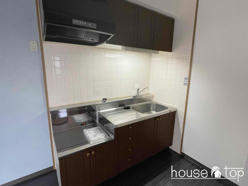 キッチン　2口ガスコンロ設置可能