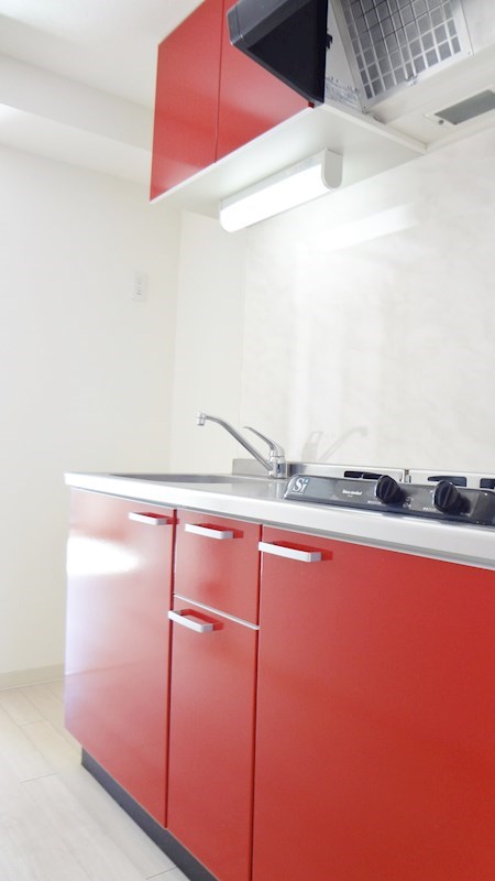 キッチン　2口システムガスキッチン