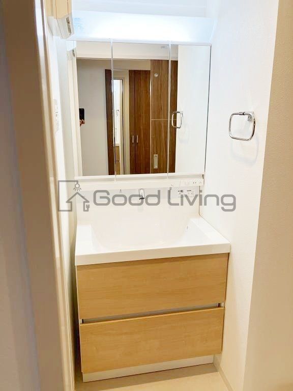 洗面設備　身だしなみもバッチリ