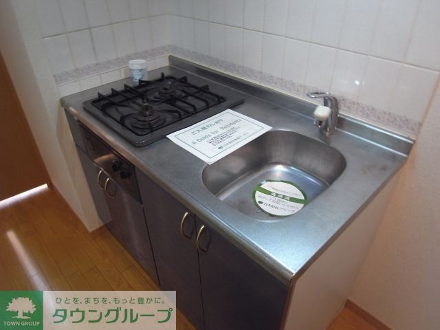 キッチン　システムキッチン（2口ガスコンロ）