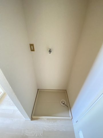 洗面設備　室内洗濯機置き