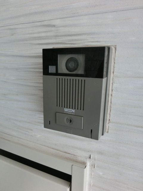 セキュリティ　防犯ＴＶモニター付きのドアホン