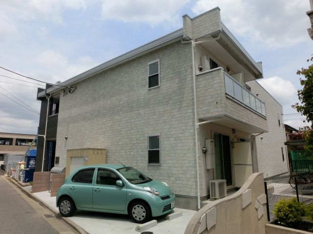 建物外観　セコムセキュリティ搭載のアパート