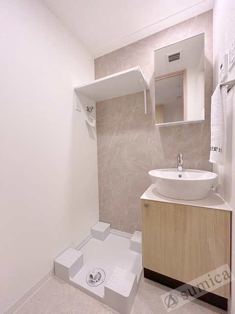 洗面設備　洗面脱衣所付き！独立洗面台が便利です♪♪