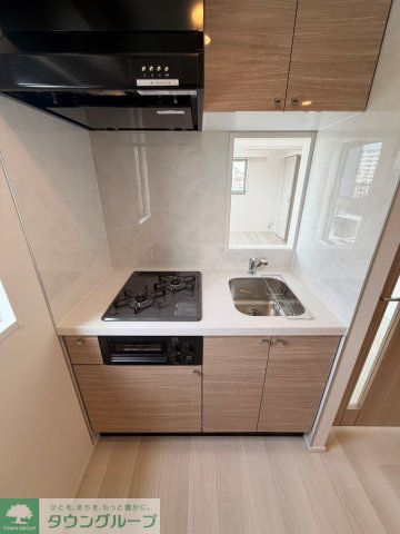 キッチン　コンパクトなキッチンで掃除もラクラク