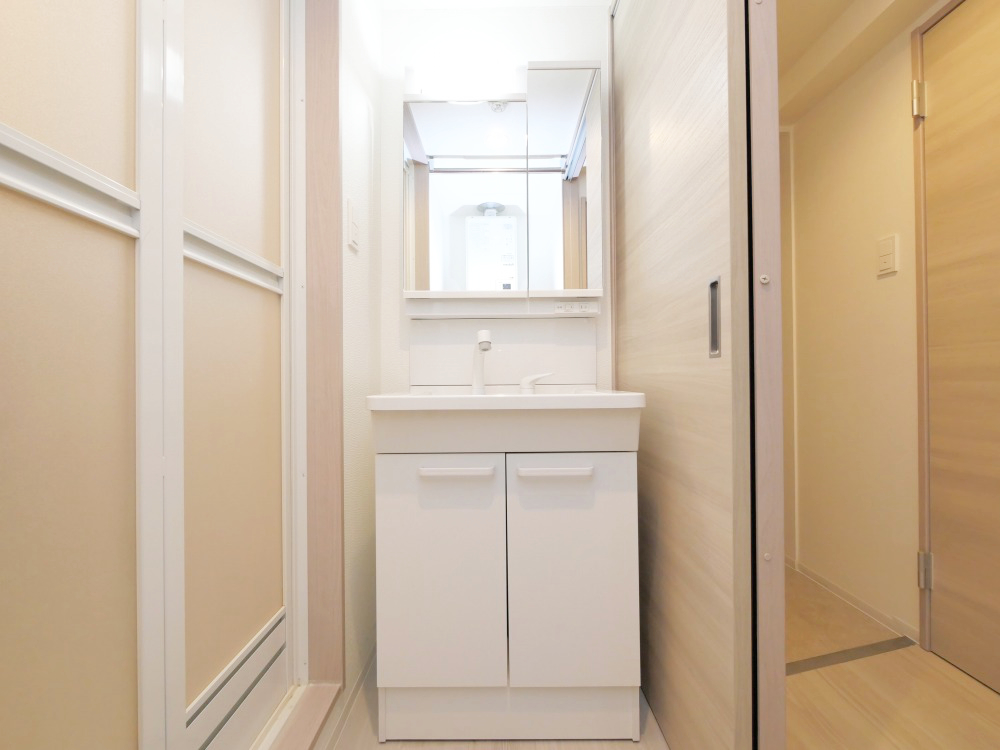 洗面設備　シャワードレッサー付きです！