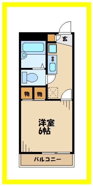 レオパレスボーテの間取り写真